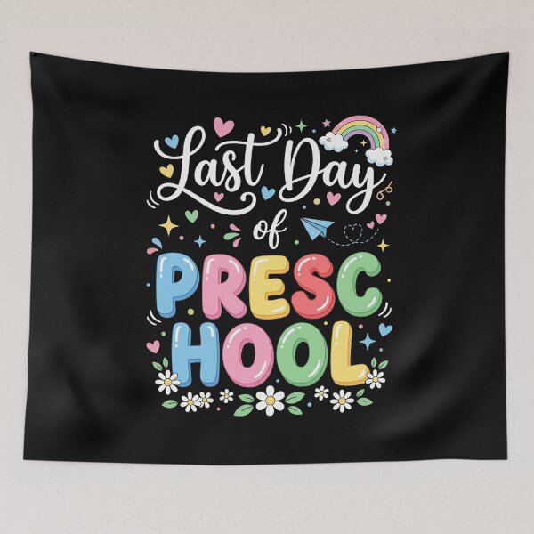 Item preview, Last Day Of Preschool Cute Rainbow Kids Tee designed and sold by SofenArt.