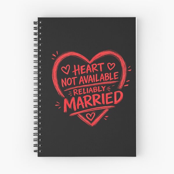 Item preview, Heart Not Available Reliably Married designed and sold by IrynaLineArt.