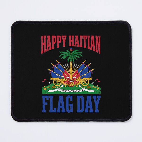 Item preview, Happy Haitian Flag Day May 18 Haiti Coat Of Arms designed and sold by SofenArt.