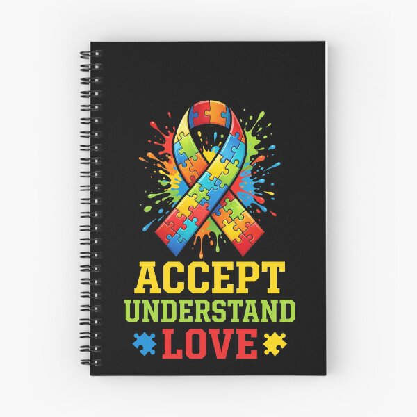 Item preview, Accept Understand Love Autism Awareness Puzzle Ribbon designed and sold by SofenArt.
