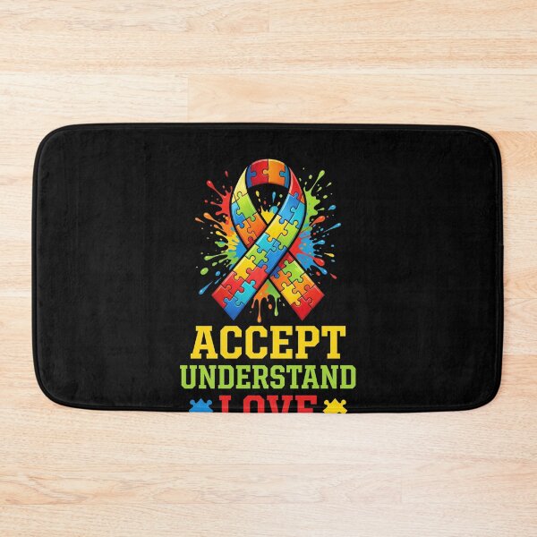 Item preview, Accept Understand Love Autism Awareness Puzzle Ribbon designed and sold by SofenArt.