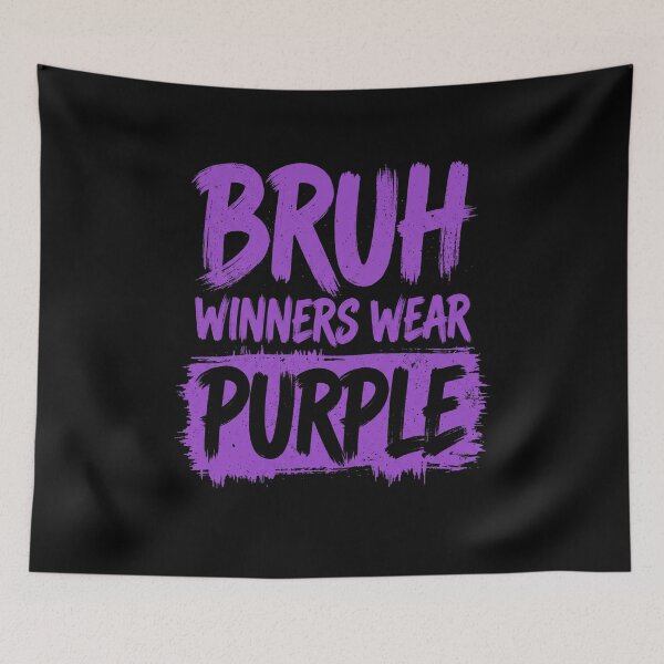 Item preview, Bruh Winners Wear Purple Funny Color War Team Tee designed and sold by SofenArt.