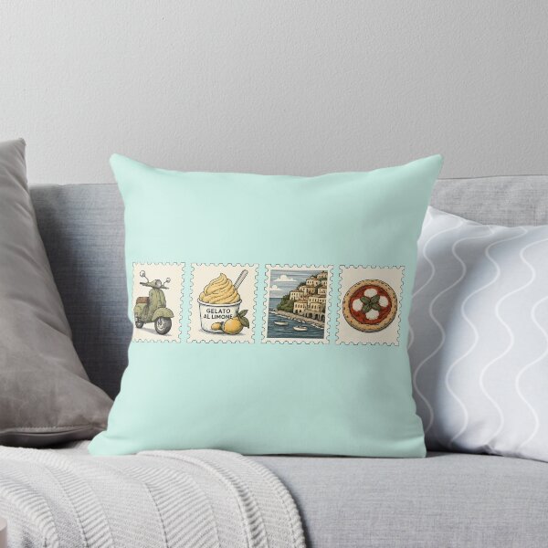 Item preview, Vintage Retro Post Marks With Italian Theme designed and sold by VIVID COLORS CLUB.