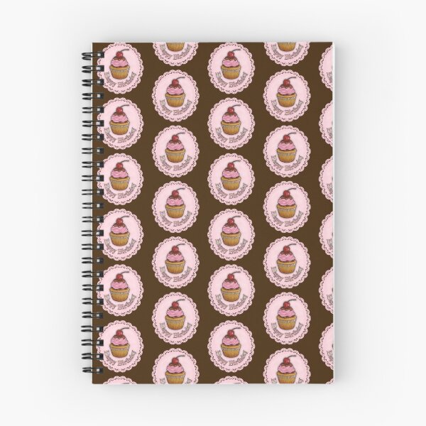 Item preview, Pattern of Birthday Cupcake on Pink Doily designed and sold by JoyfulWhimsy.