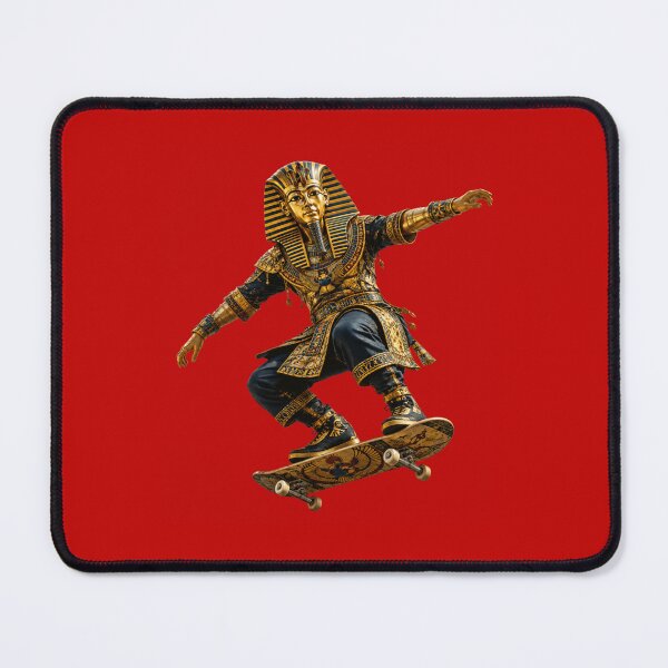 Item preview, King Tut Skateboarding – Ancient Egyptian Skater designed and sold by Unreasonableart.