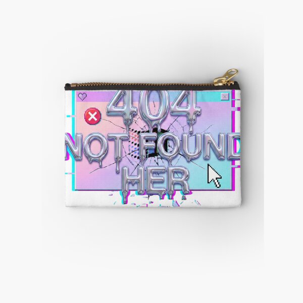 Item preview, 404 Not Found Her Y2K Glitch Funny Breakup Single Dating Aesthetic designed and sold by afarkar.