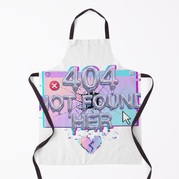 Item preview, 404 Not Found Her Y2K Glitch Funny Breakup Single Dating Aesthetic designed and sold by afarkar.