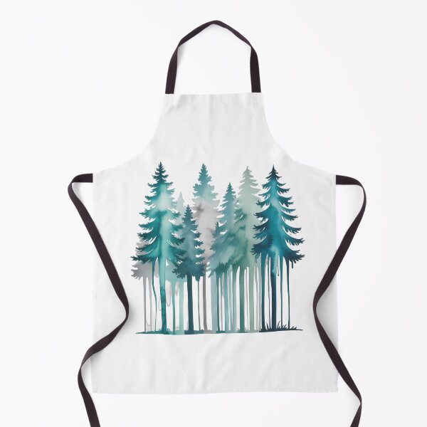 Item preview, Misty Turquoise Forest designed and sold by NiftyWrx.