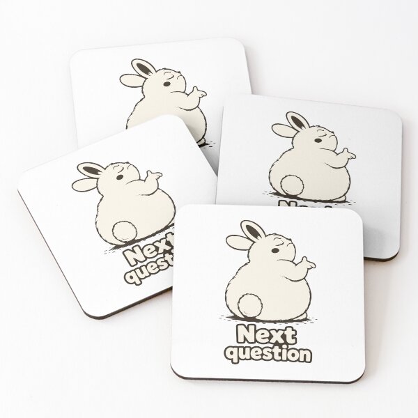 Item preview, Zero Focus Zero Care Bunny. Funny Lazy Rabbit Art. Procrastination Aesthetic Meme designed and sold by MalisoStickers.