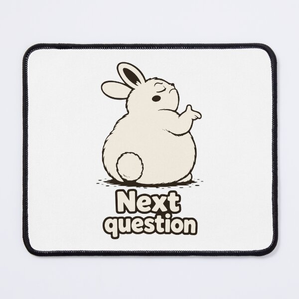 Item preview, Zero Focus Zero Care Bunny. Funny Lazy Rabbit Art. Procrastination Aesthetic Meme designed and sold by MalisoStickers.