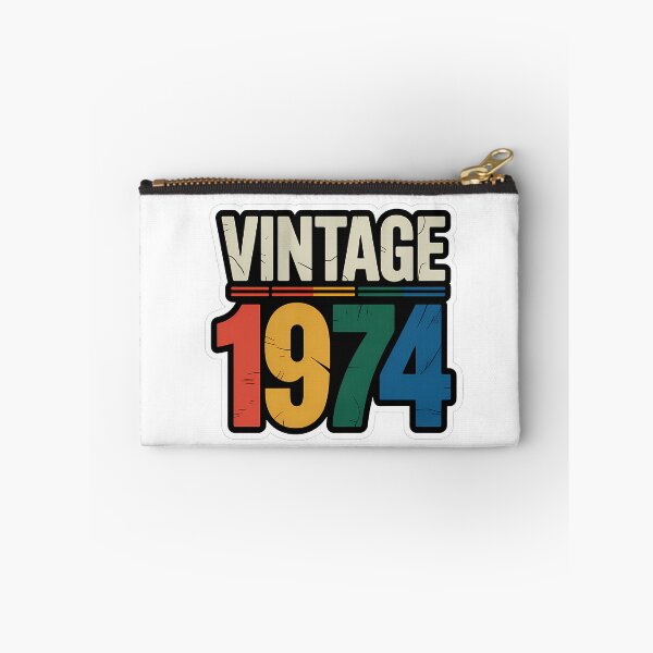 Item preview, VINTAGE 1974 Retro Birthday Text designed and sold by NiftyWrx.