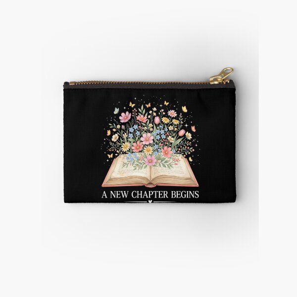Item preview, A New Chapter Begins Retired 2026 Floral Book Tee designed and sold by SofenArt.
