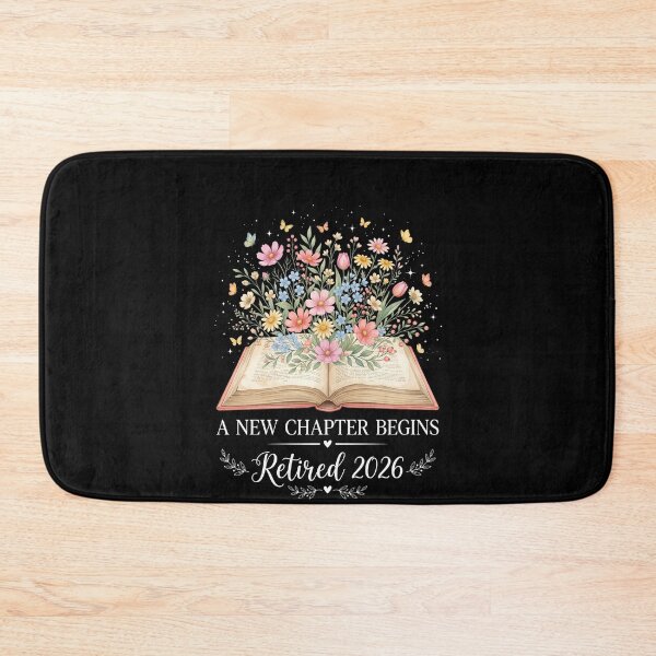 Item preview, A New Chapter Begins Retired 2026 Floral Book Tee designed and sold by SofenArt.