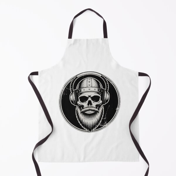 Item preview, Viking Skull with Headphones designed and sold by NiftyWrx.