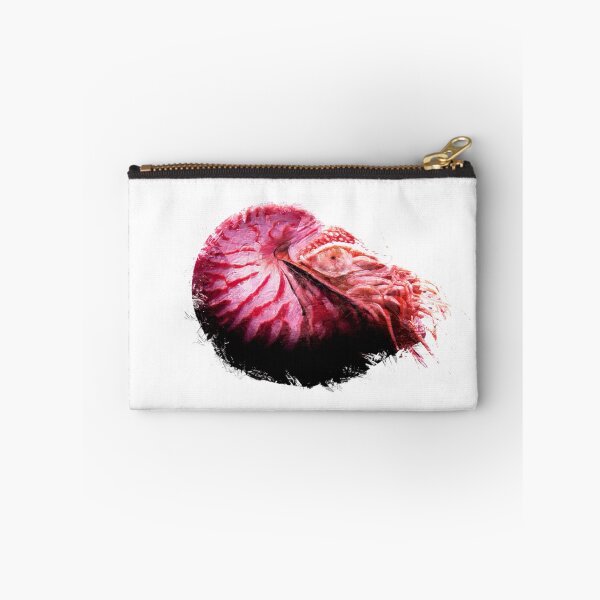 Item preview, Red Nautilus Shell Dark Coastal Print designed and sold by WhiteBreeze.