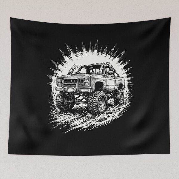 Item preview, Lifted Pickup Truck Off Road Mud Boggin Tee designed and sold by SofenArt.