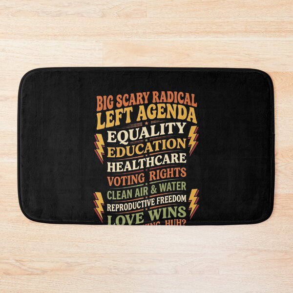 Item preview, Big Scary Radical Left Agenda Funny Progressive Tee designed and sold by SofenArt.