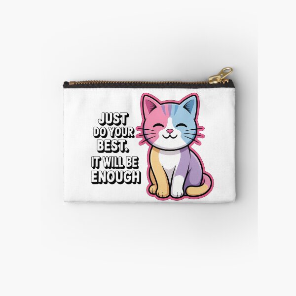 Item preview, Cute Cat with Encouraging Quote designed and sold by NiftyWrx.