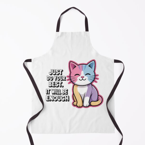 Item preview, Cute Cat with Encouraging Quote designed and sold by NiftyWrx.