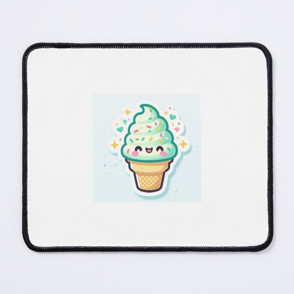 Item preview, Soft Serve Ice Cream Kawaii Sticker designed and sold by PastelPawsArt.