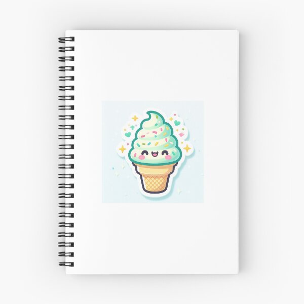 Item preview, Soft Serve Ice Cream Kawaii Sticker designed and sold by PastelPawsArt.