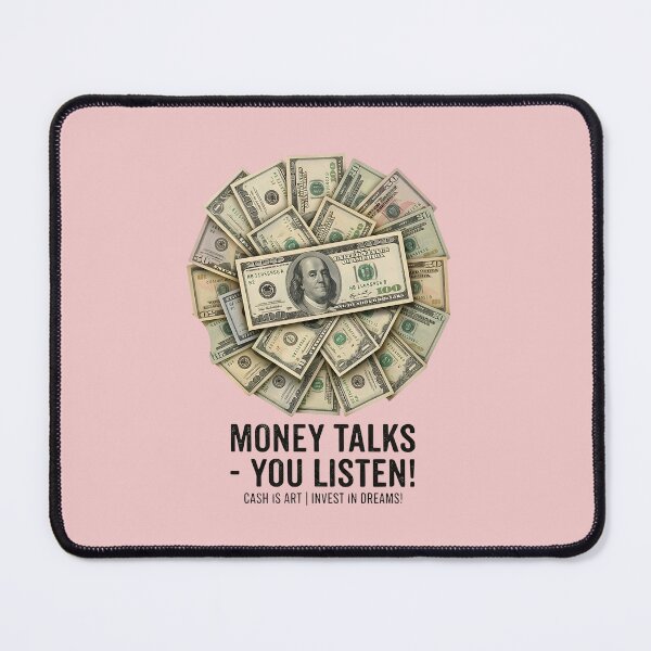 Item preview, Money Talks Hustle Mindset Retro Cash Aesthetic designed and sold by PMDesignStudio.