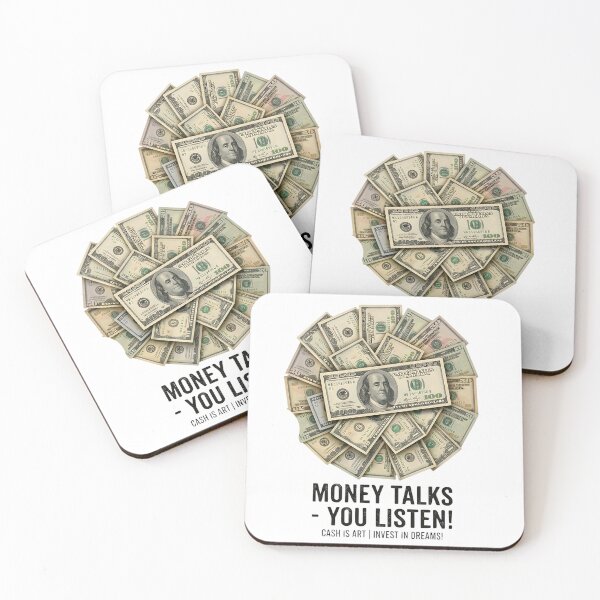 Item preview, Money Talks Hustle Mindset Retro Cash Aesthetic designed and sold by PMDesignStudio.