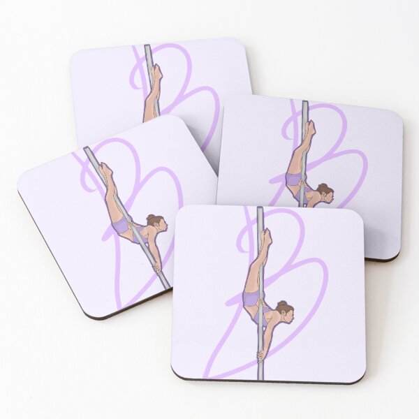 Item preview, Pole dancer artwork in purple designed and sold by BaRozen.
