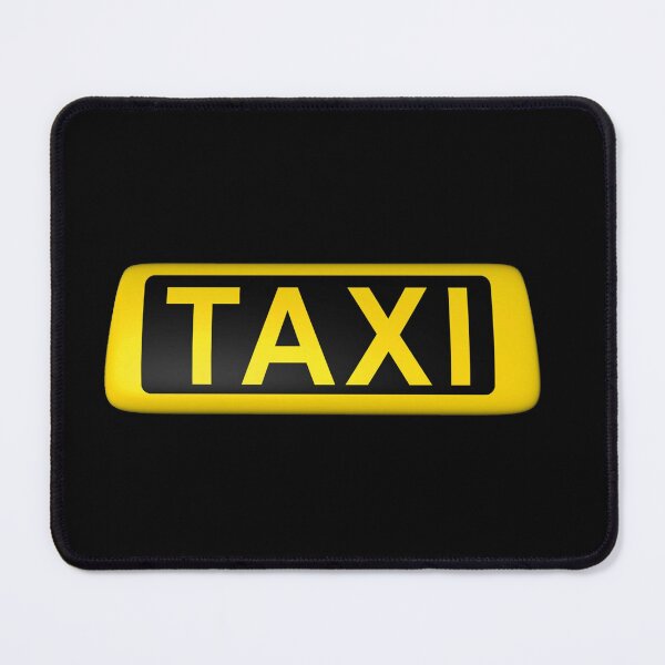 Item preview, taxi driver sign in black and yellow designed and sold by portrait4you.