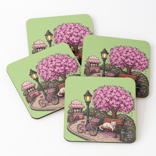 Item preview, Bloom Where You Are – Spring Park Cat Aesthetic Design designed and sold by Aimetoi.