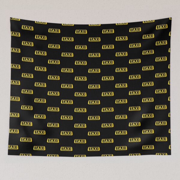 Item preview, taxi driver sign in black and yellow designed and sold by portrait4you.