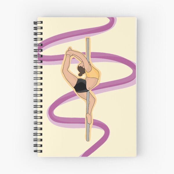 Item preview, Pole dancer artwork in yellow & purple  designed and sold by BaRozen.