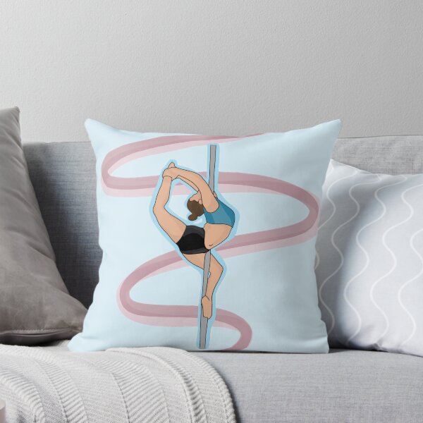 Item preview, Pole dancer artwork in pink and blue designed and sold by BaRozen.
