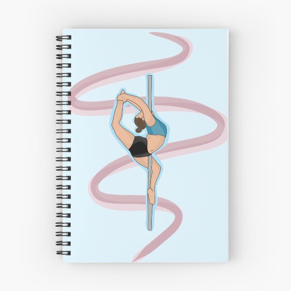 Item preview, Pole dancer artwork in pink and blue designed and sold by BaRozen.