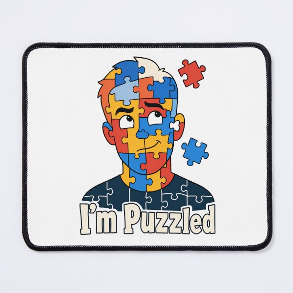 Item preview, I'm Puzzled designed and sold by BSCI Designs.