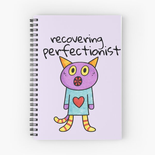 Item preview, Recovering Perfectionist Cute Anxiety Cat designed and sold by SoftBeing.