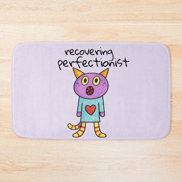 Item preview, Recovering Perfectionist Cute Anxiety Cat designed and sold by SoftBeing.