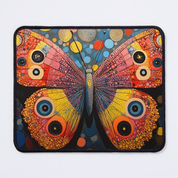 Item preview, Bold Polka Dot Butterfly, Neon Colors Pop Art Illustration designed and sold by daila70.
