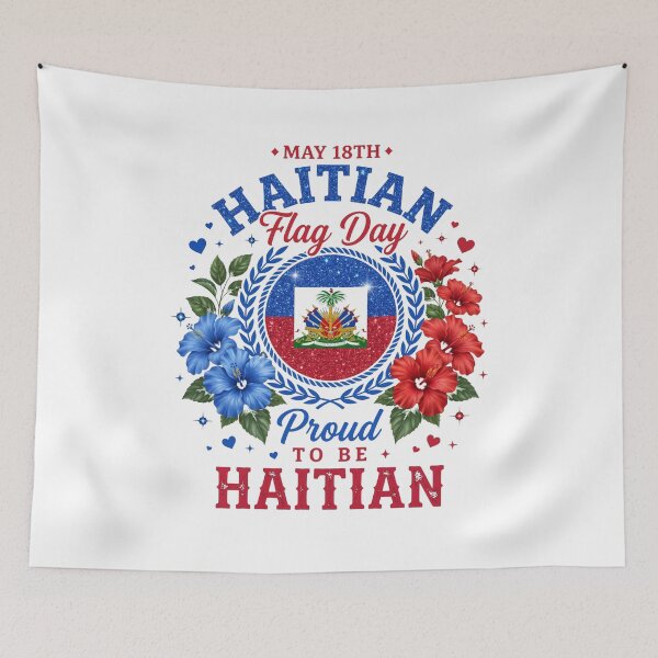 Item preview, May 18th Haitian Flag Day Proud To Be Haitian National Heritage designed and sold by SofenArt.