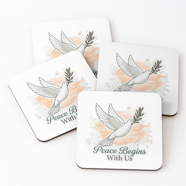 Item preview, Peace Begins With Us Dove Shirt World Peace Day Gift Inspirational Nature Lover Tee designed and sold by Sky-bully.