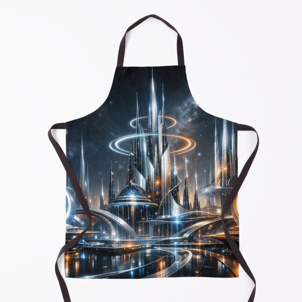 Item preview, A shimmering future metropolis awakens designed and sold by Sigtrix.