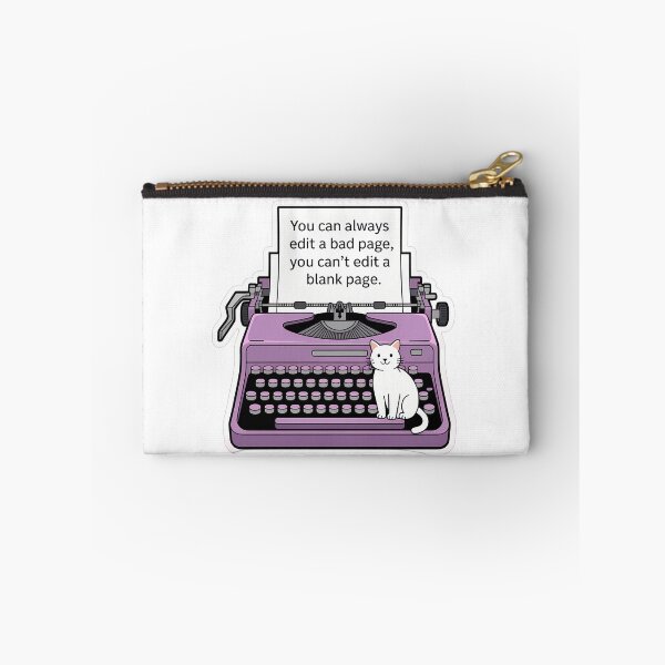 Item preview, Cat on Typewriter Quote designed and sold by NiftyWrx.
