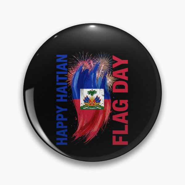 Item preview, Happy Haitian Flag Day Haitian Pride Patriotism designed and sold by SofenArt.
