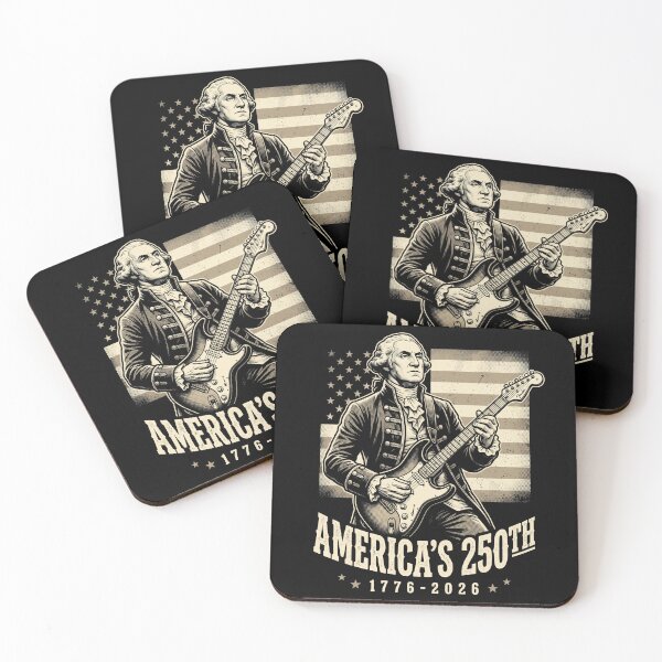 Item preview, Americas 250th 1776 2026 Colonial Patriot Guitar Tee designed and sold by SofenArt.
