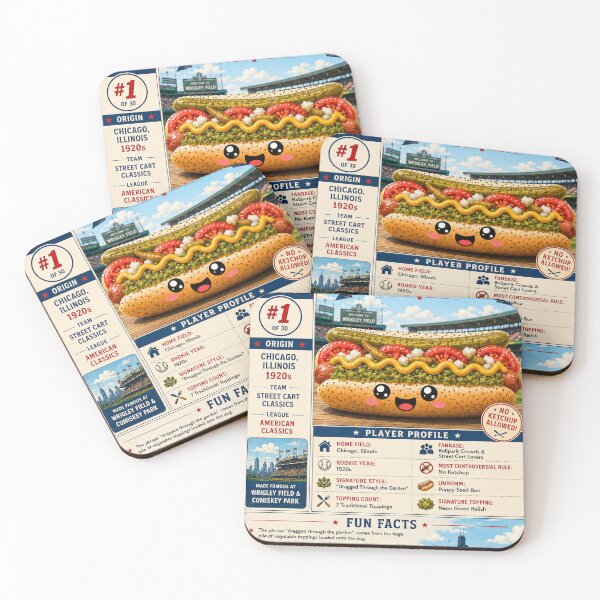 Item preview, Hotdog Heros Chicago Dog designed and sold by 1mooreroy.
