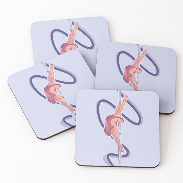 Item preview, Pole dancer artwork in purple  designed and sold by BaRozen.