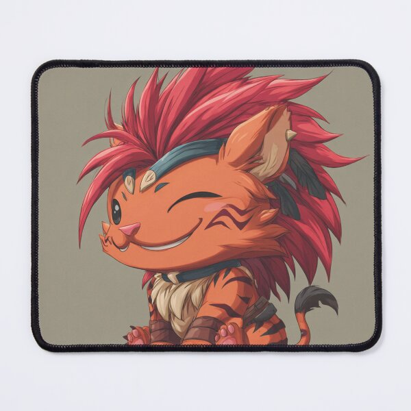 Item preview, Chibi Flame‑Tail Beast | Cute Tribal Fantasy Creature designed and sold by MyChibiArts.