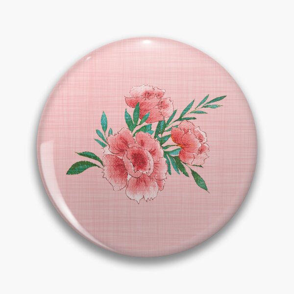 Item preview, Charming rose pattern with pink background designed and sold by studiodrchicken.