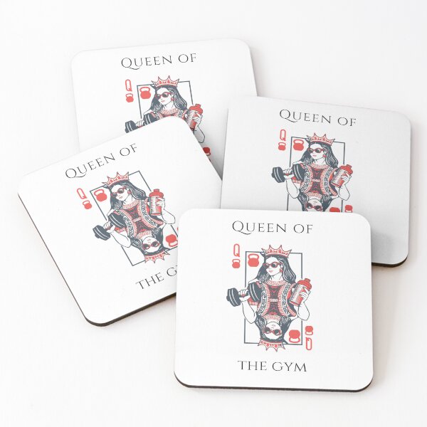Item preview, Queen of the Gym Gift Playing Card Fitness designed and sold by TeeArtWorld.