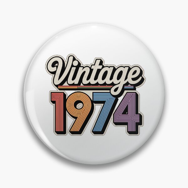 Item preview, VINTAGE 1974 Retro Text designed and sold by NiftyWrx.